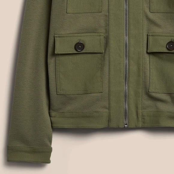 Banana Republic Utility Knit Jacket NWOT - Picture 6 of 8